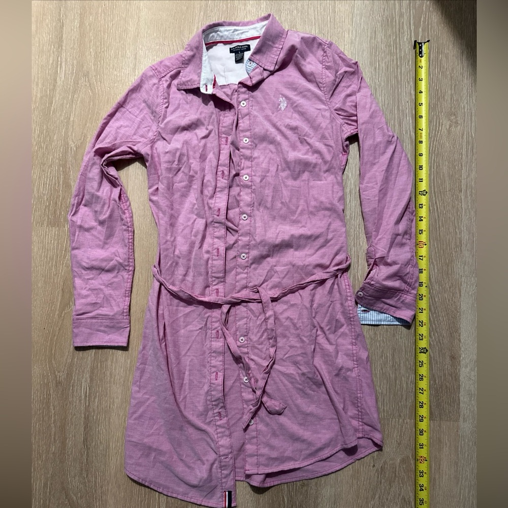 U.S. Polo Assn. Pink Button-Up Shirt